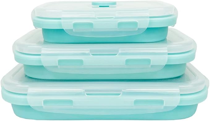 CARTINTS Silicone Collapsible Food Storage Containers-Prep/Storage Bowls - Image 3