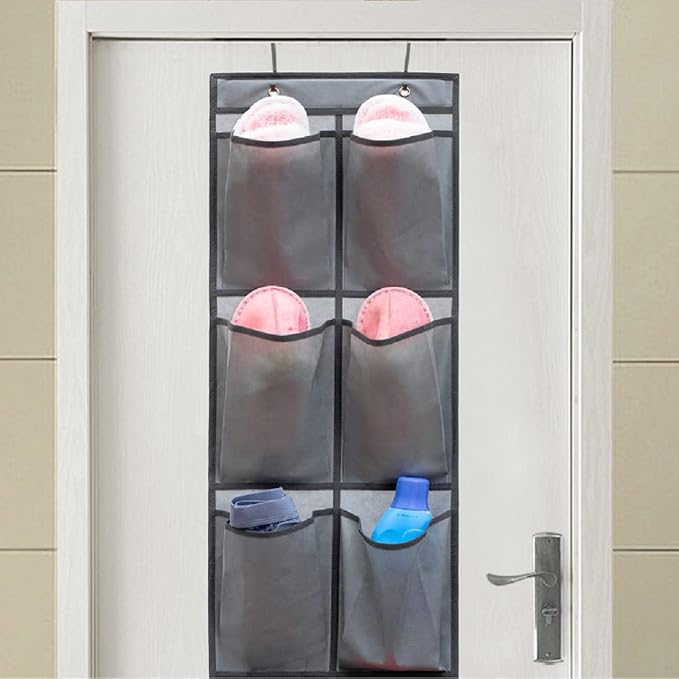 2 Packs Over The Door Hanging Closet Shoes Holder Organizer Shoe Storage Shoe - Image 2
