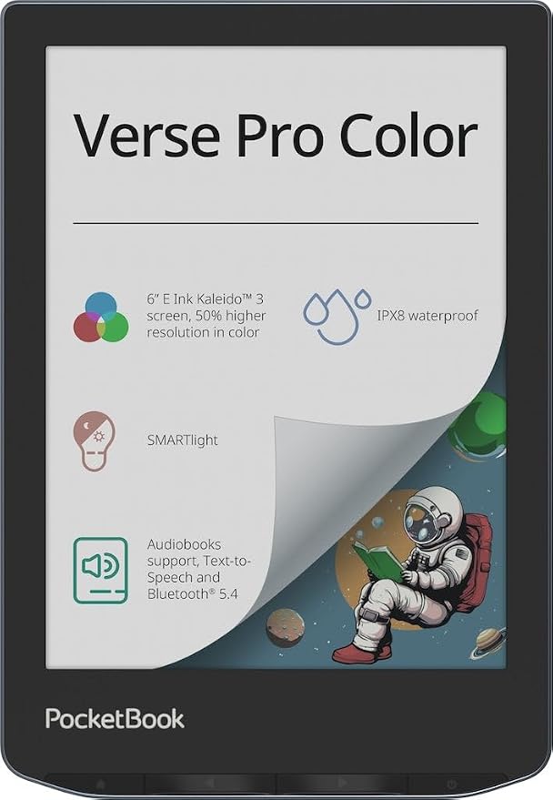 PocketBook Verse Pro Color | Super Thin and Compact 6" e-Reader | Color Screen by PocketBook