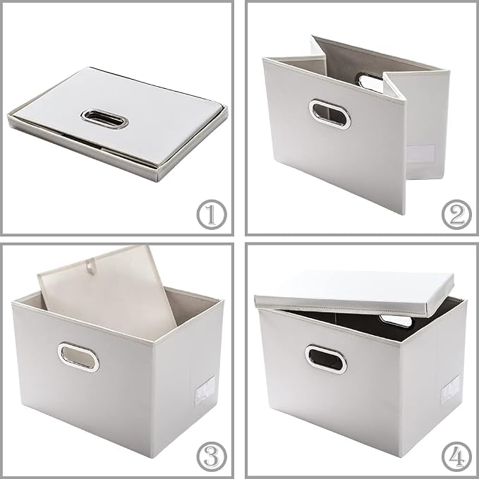 PRANDOM Large Stackable Storage Bins - Image 5