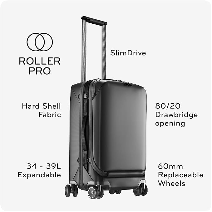 Peak Design Roller Pro Carry-On, Expandable Small Suitcase - Image 2