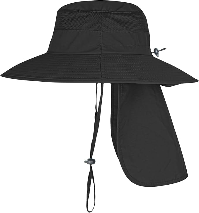 Sun Hats for Men Women Fishing Hat UPF 50+ Breathable Wide Brim Bucket Hats - Image 3