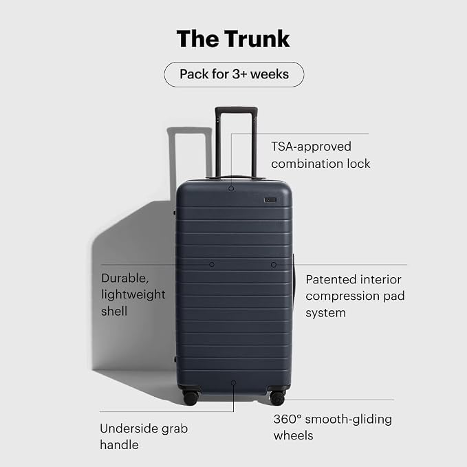 Away Large Trunk Luggage, 31 Inch Hardside Suitcase - Image 2