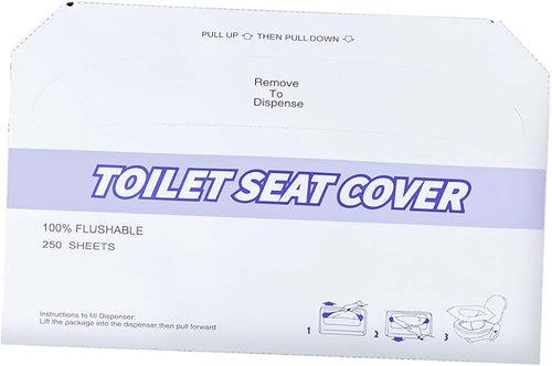 1 Pack Disposable Toilet Seat Covers Flushable Paper Toilet Seat Cover by KISEER
