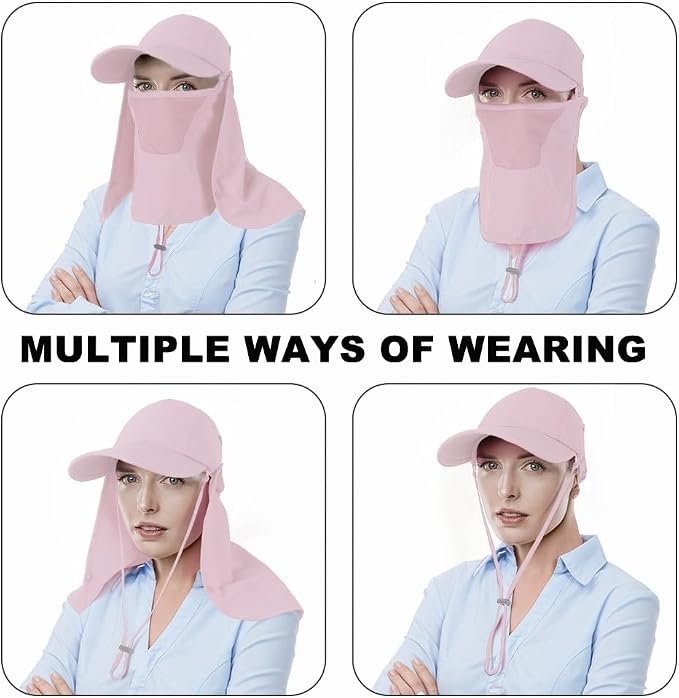 Foldable Sun Cap, Fishing Hats, UPF 50+ Protection Caps - Image 4