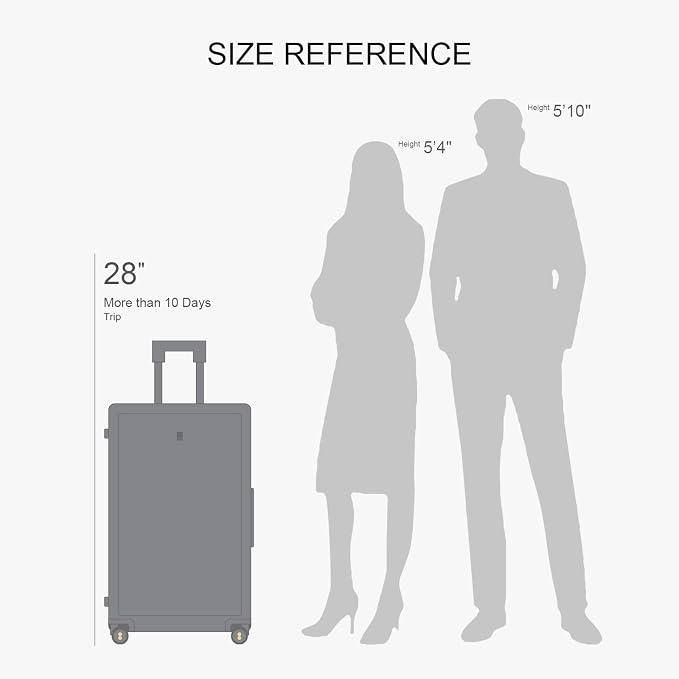 LEVEL8 Trunk Luggages, 28 Inch Luggage - Image 9
