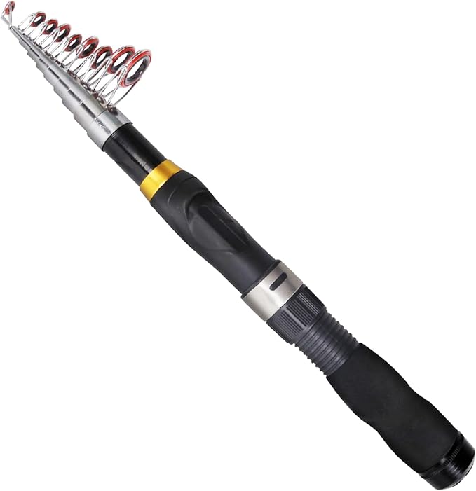 Collapsible Fishing Rod and Reel Combo, BalanZze Telescopic Fishing Rod by ToplineTackle