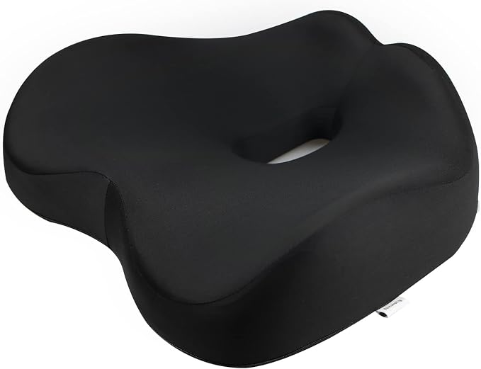 Pressure Relief Seat Cushion for Long Sitting Hours on Office, Home Chair by Newsty