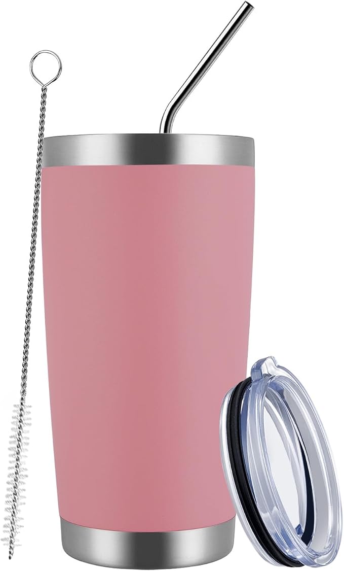 MEWAY 20oz Tumbler Cup Double Wall Vacuum Insulated Travel Mug Bulk, Stainless by MEWAY
