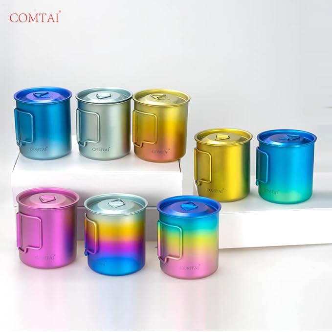 Titanium Camping Pot Mug 15oz - Image 5