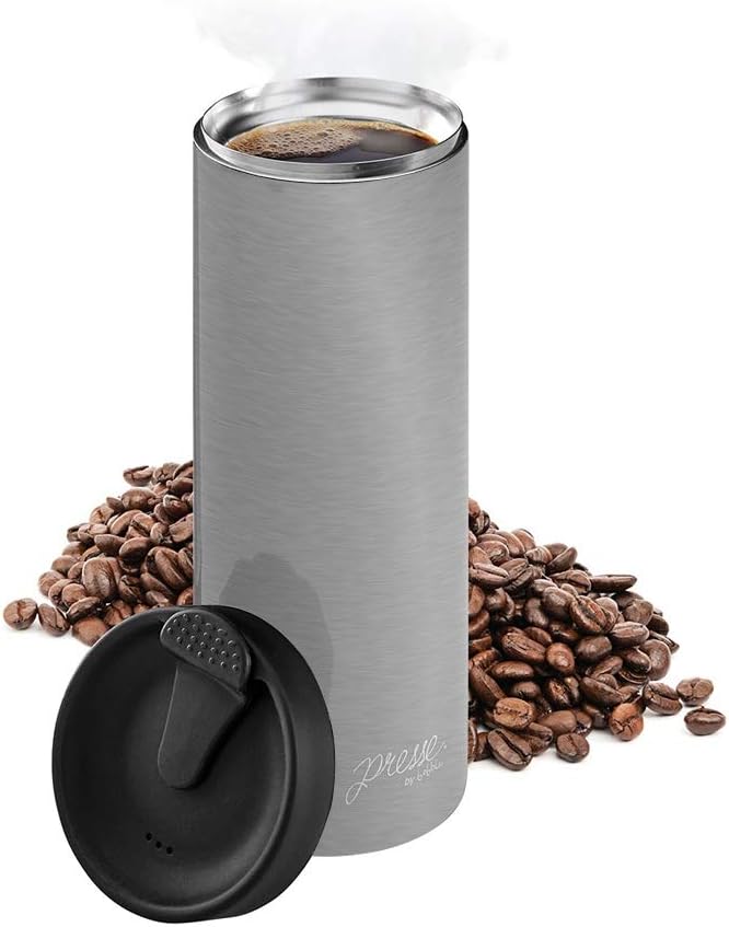 bobble French Coffee Presse, On-The-Go use, Quick Brew, Slim Design, Triple by bobble