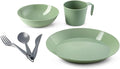 GSI Outdoors Cascadian 1 Person Table Set I 6-Piece Camping, Backpacking Mess by GSIOutdoors