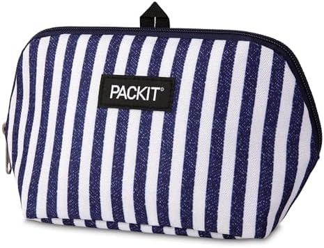 PackIt® Freezable Snack Bag, Seaside Stripe, Built - Image 7