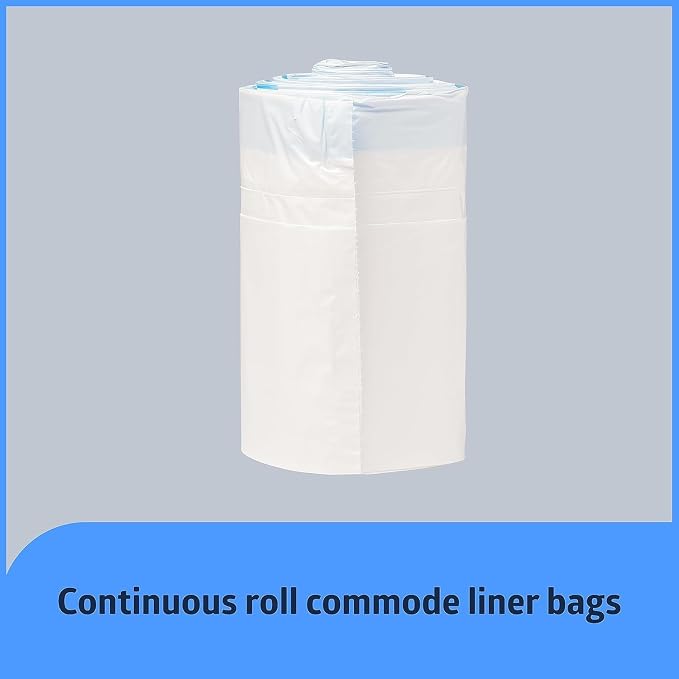 Disposable Commode Liners – 50 Count Universal Fit Toilet Liners - Image 3