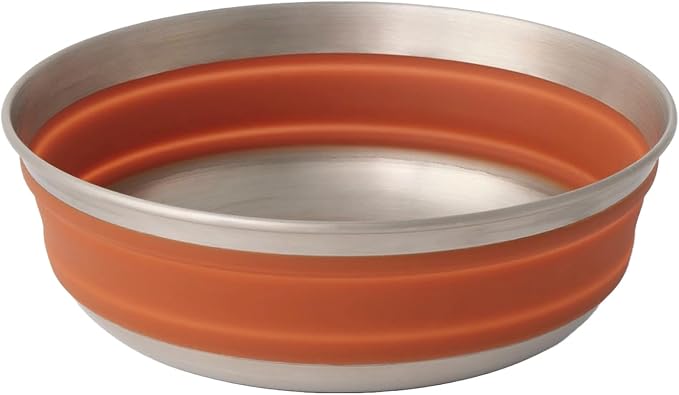 Sea to Summit Detour Stainless Steel Collapsible Bowl, Bombay Brown by SeaToSummit