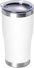 DOMICARE 20oz Tumbler with Lid Stainless Steel Tumblers Bulk, Double Wall by VisittheDOMICARE