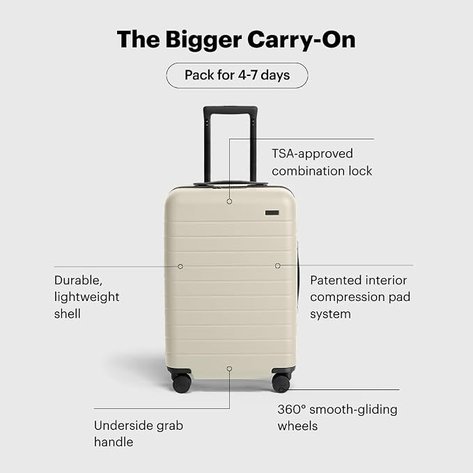 Away Bigger Carry-On Luggage, Lightweight Hardside Large Suitcase - Image 3