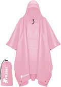 PTEROMY Hooded Rain Poncho for Adult by PTEROMY