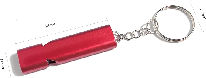 4-Pack Loud 120dB Double Tube Emergency Whistle - Image 4