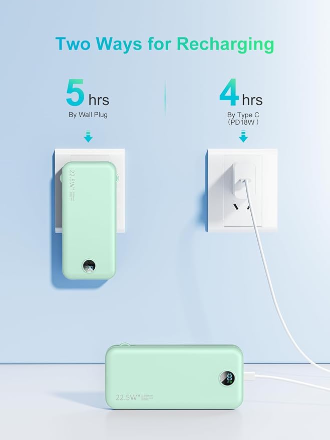 Portable Power Bank, 12000mAh 22.5W Phone Charger - Image 9