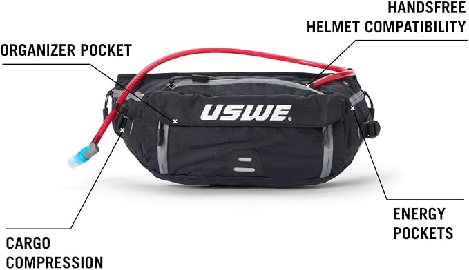 USWE Zulo Hydration Hip Pack - - Image 6