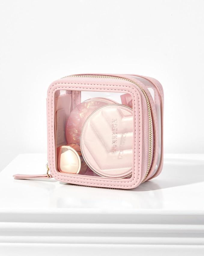 ROWNYEON Clear Makeup Case Toiletry Bag Multipurpose Travel Makeup Train Case - Image 6