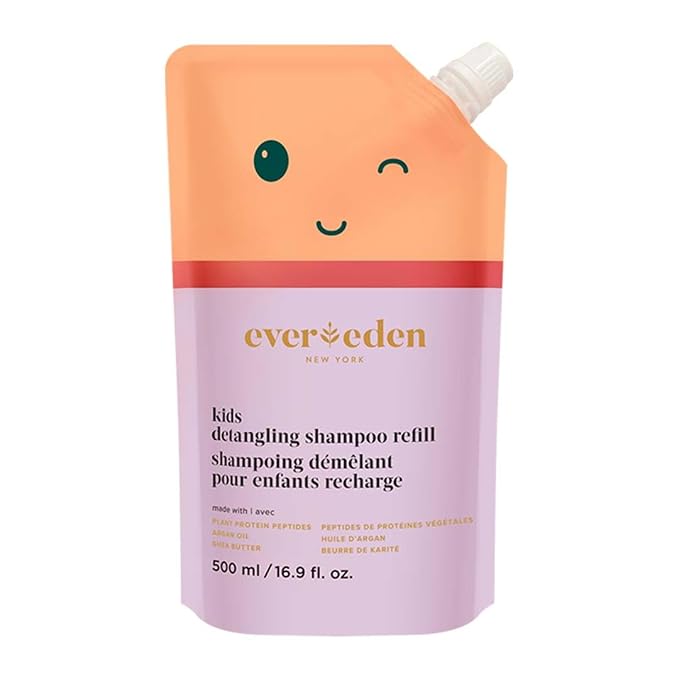 Evereden Kids Shampoo Refill, 16.9 fl oz | Detangling, Non-Toxic Ingredients | by Evereden