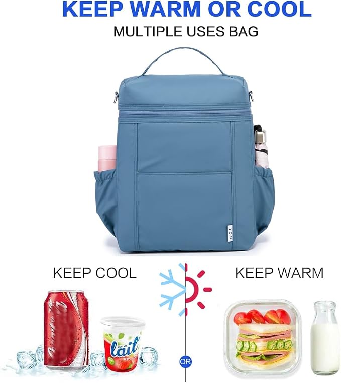 NOL Natural Organic Lifestyle Insulated Lunch Bags - Image 2