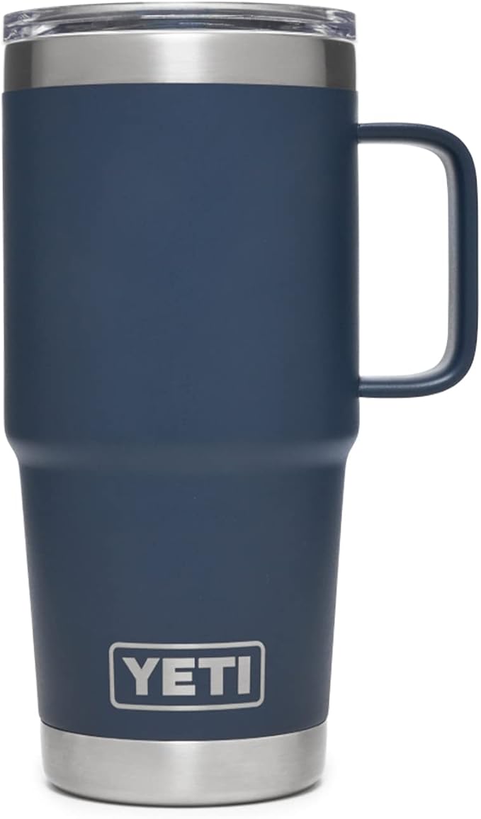 YETI Rambler 20 oz Travel Mug, Stainless Steel, Vacuum Insulated - Image 3