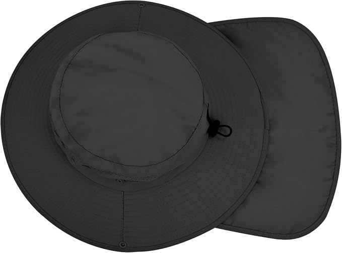 Sun Hats for Men Women, UPF50+ Protection Safari Hat, Wide Brim Fishing Hat - Image 4
