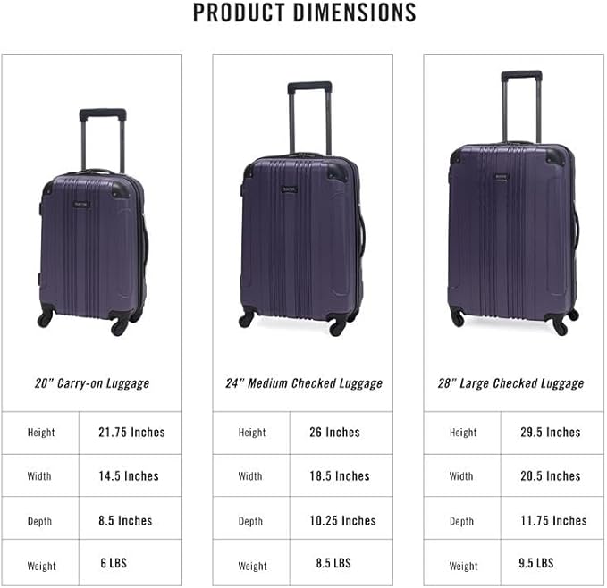 Kenneth Cole REACTION Out of Bounds Lightweight Hardshell 4-Wheel Spinner - Image 6