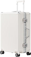 AnyZip Luggage PC+ABS Aluminum Frame Zipperless Checked Luggage Hard Shell by YourBestTravelChoice