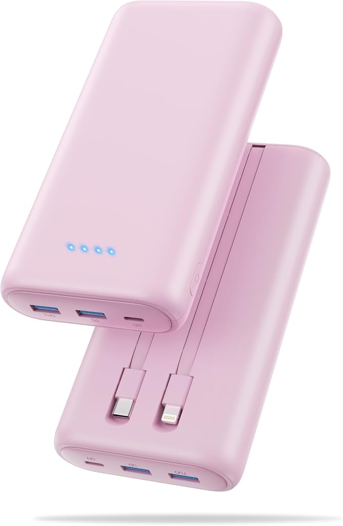 Portable Charger Power Bank 40, 800mAh 25W Fast Charging USB C Portable Charger by LanLuk