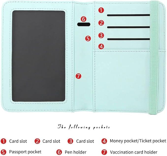 ZOPPEN Passport Holder Wallet, Passport Cover Travel Wallet Women Travel - Image 5