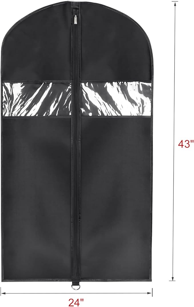 Univivi Garment Bag Suit Bag for Storage and Travel 43 inch, Washable Suit - Image 2
