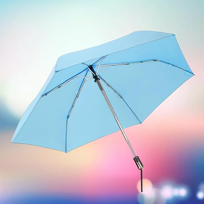 Goothdurs Mini Travel Compact Automatic Umbrella Small Lightweight Folding Rain - Image 3