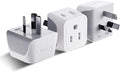Ceptics Australia Power Plug Adapter, 2 in 1 Type I Plug Adapter, US to by Ceptics