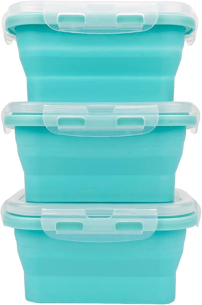 CCyanzi 3piece Collapsible Food Storage Containers - Image 2
