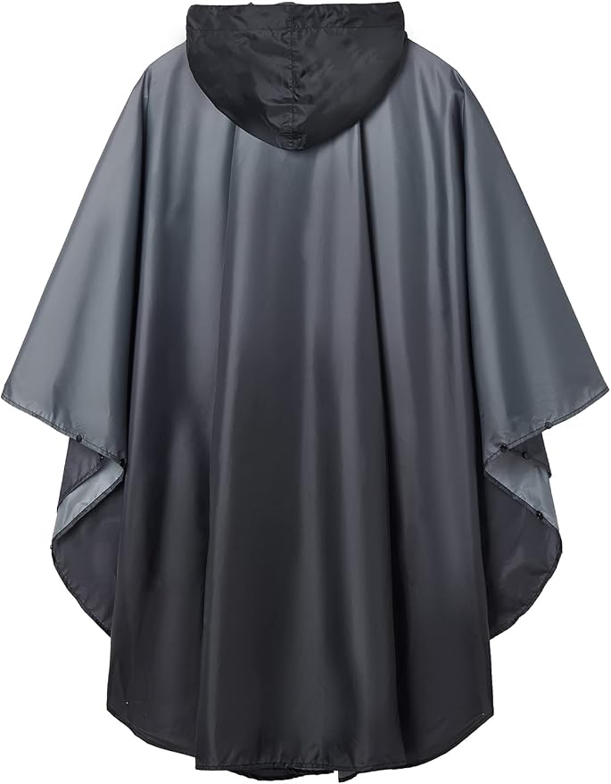 SaphiRose Rain Poncho Jacket Coat Hooded - Image 2