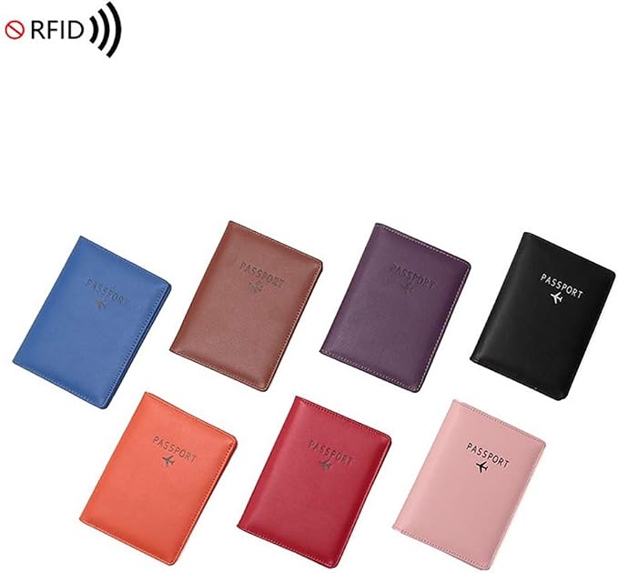BAKUN Travel Wallet & Family Leather Passport Holder Cover RFID Blocking Travel - Image 6