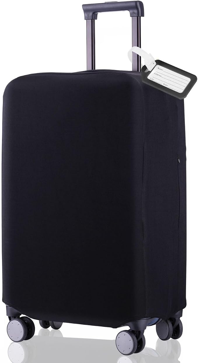 Travel Luggage Cover Suitcase Protector Scratch-Resistant Fit 19-31 Inch by RainVillage