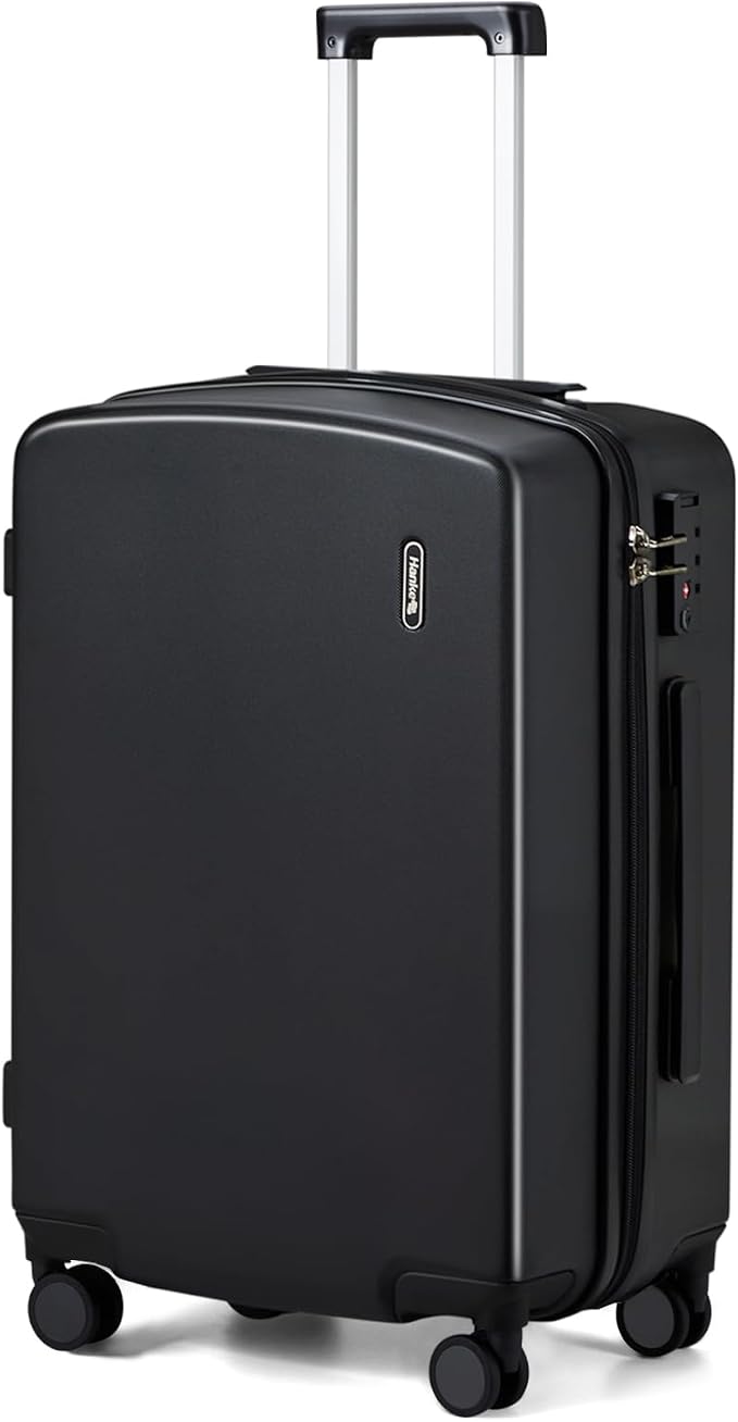 Hanke 24 Inch Luggage with Spinner Wheels Lightweight PC Hard Shell Suitcases by Hanke