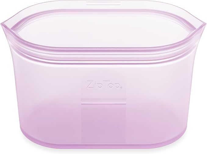 Zip Top Reusable Food Storage Bags | Medium Dish | Silicone Meal Prep Container by ZipTop