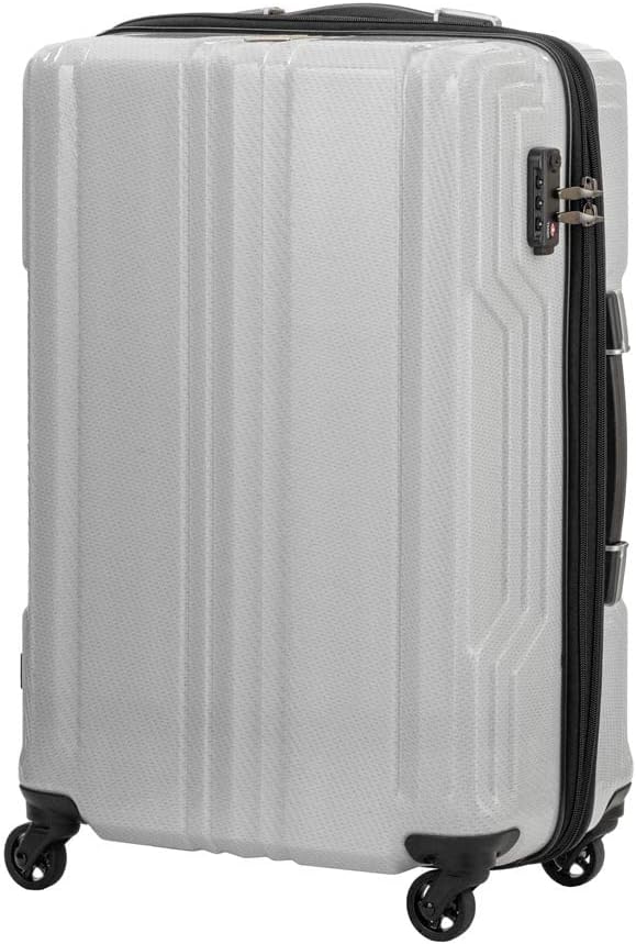 LEGEND WALKER BLADE-Ultralight PC Fiber Luggage 26-inch, 5604-59-WHCB by LEGENDWALKER
