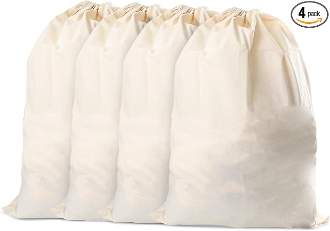 Vintage Vista 100% Cotton Laundry Bag by VintageVista