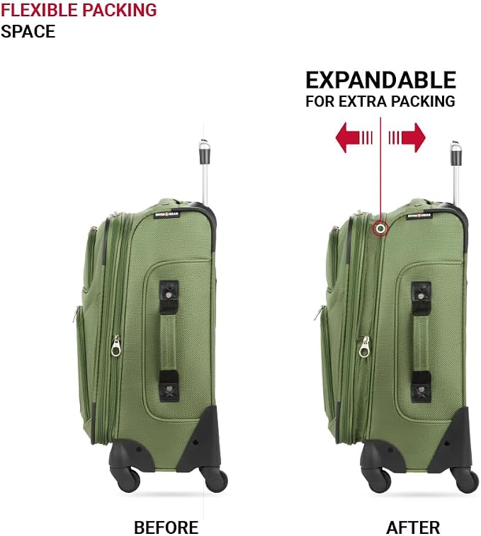 SwissGear Sion Softside Expandable Luggage, 3-Piece Set - Image 5