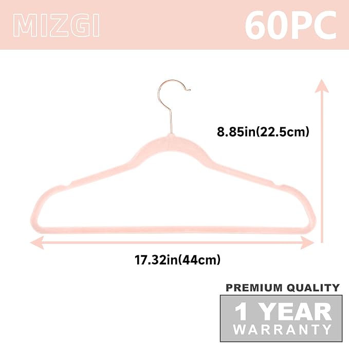 MIZGI Premium Velvet Hangers Heavy Duty - Image 6