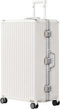 AnyZip Luggage PC+ABS Aluminum Frame Zipperless Checked Luggage Hard Shell by YourBestTravelChoice