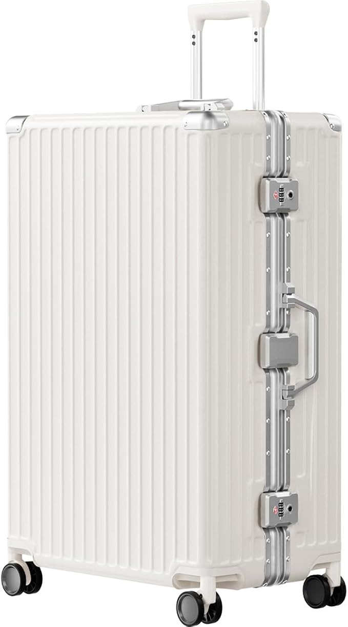 AnyZip Luggage PC+ABS Aluminum Frame Zipperless Checked Luggage Hard Shell by YourBestTravelChoice