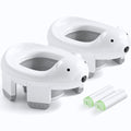 2 Pack Portable Potty Seat, 2 in 1 Travel Potty Seat by BUNWAG